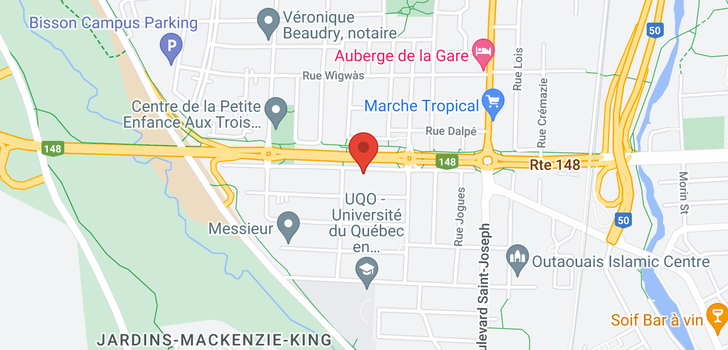 map of 293 Rue Laramée